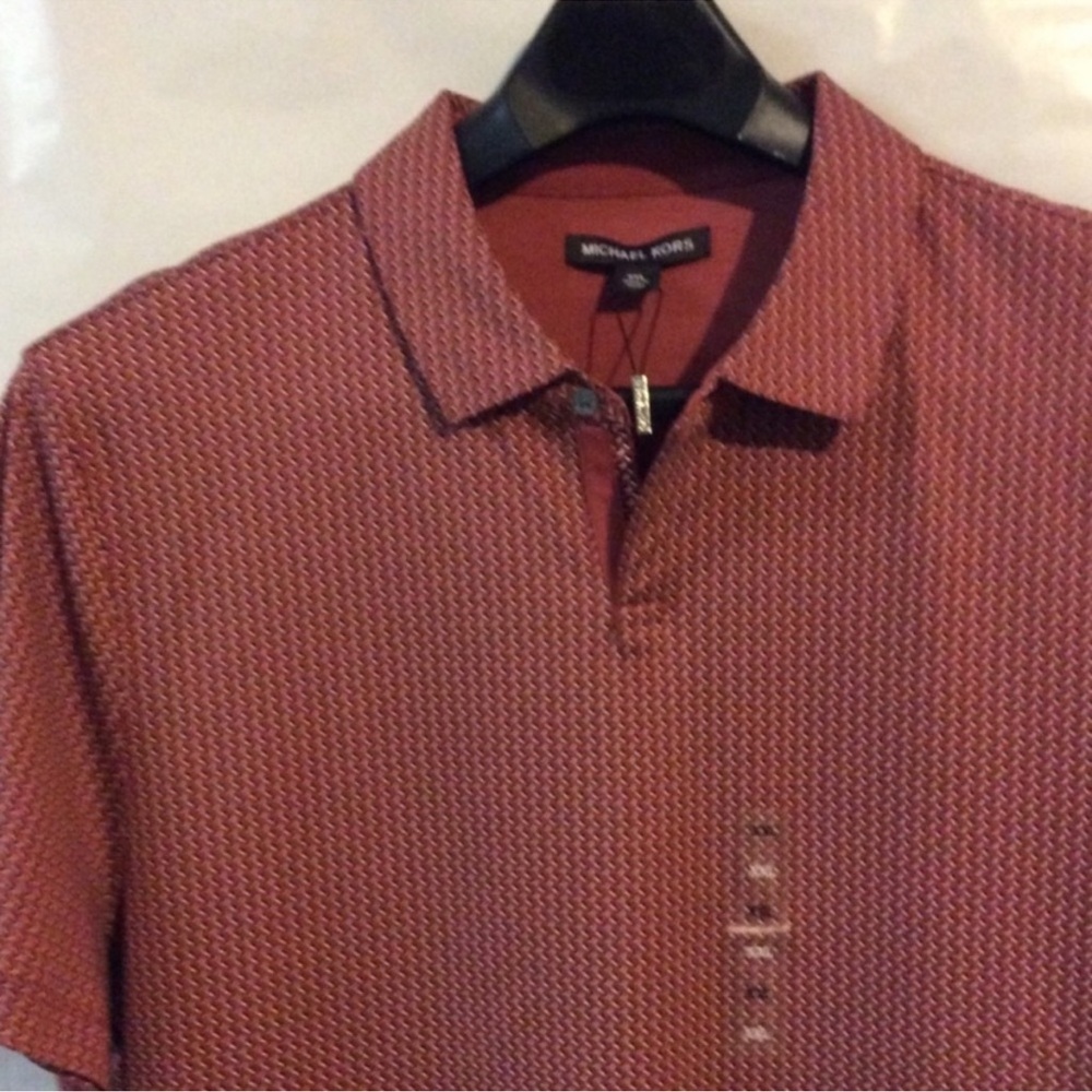 Michael Kors Polo Interlock Print Men’s Size XXL